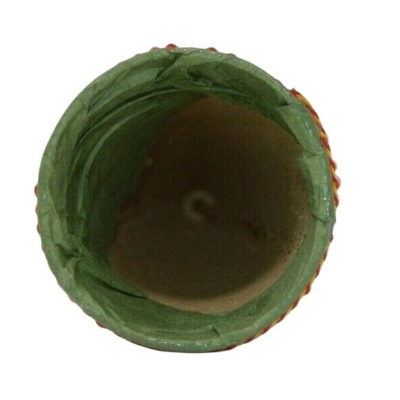 Vintage Halloween Witch Figurine w/ Broom Black Crepe Paper & Felt German Style - Picture 6 of 10